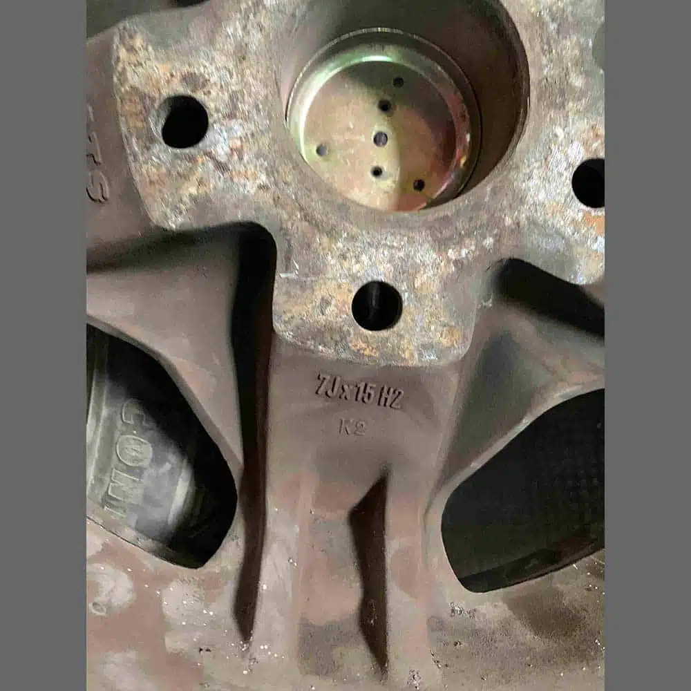 Porsche 911 Cookie Cutter Wheels. Genuine. 7x15. PET: 91136102354 R - Image 2