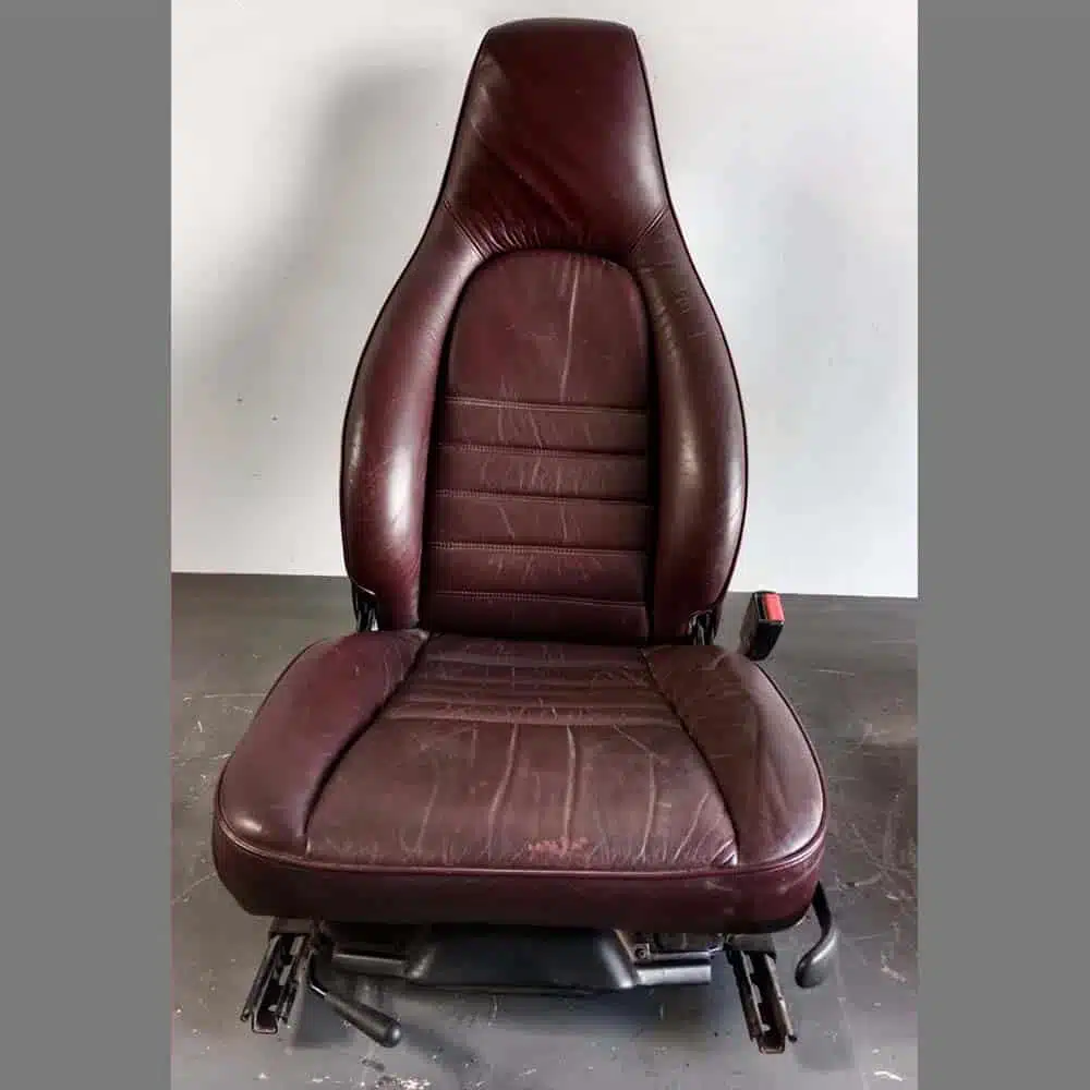 Front seats Porsche 911/964/944/968. Burgundy color - Image 4