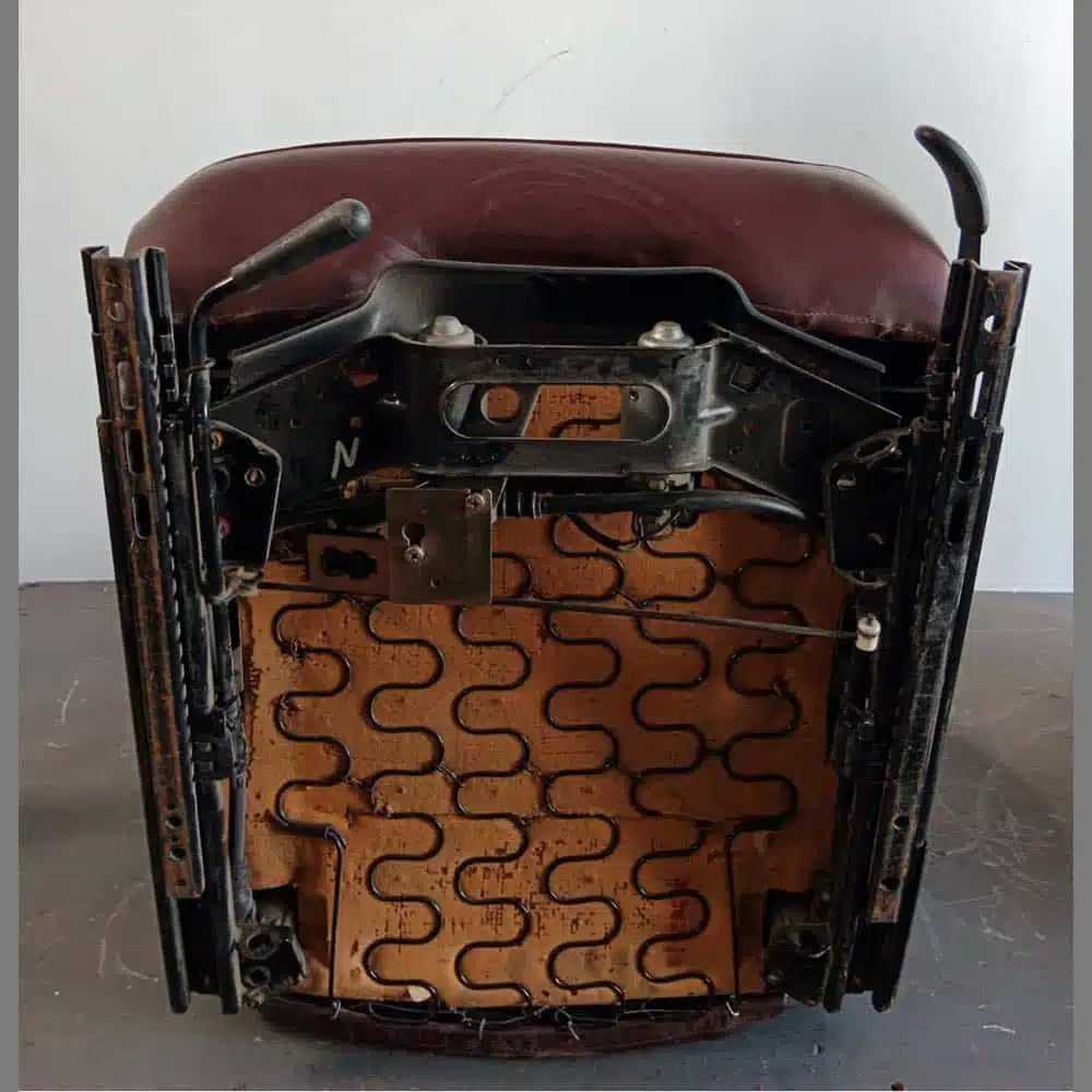 Front seats Porsche 911/964/944/968. Burgundy color - Image 8