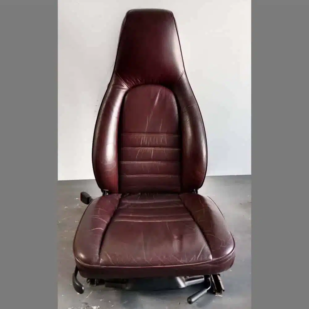 Front seats Porsche 911/964/944/968. Burgundy color - Image 9