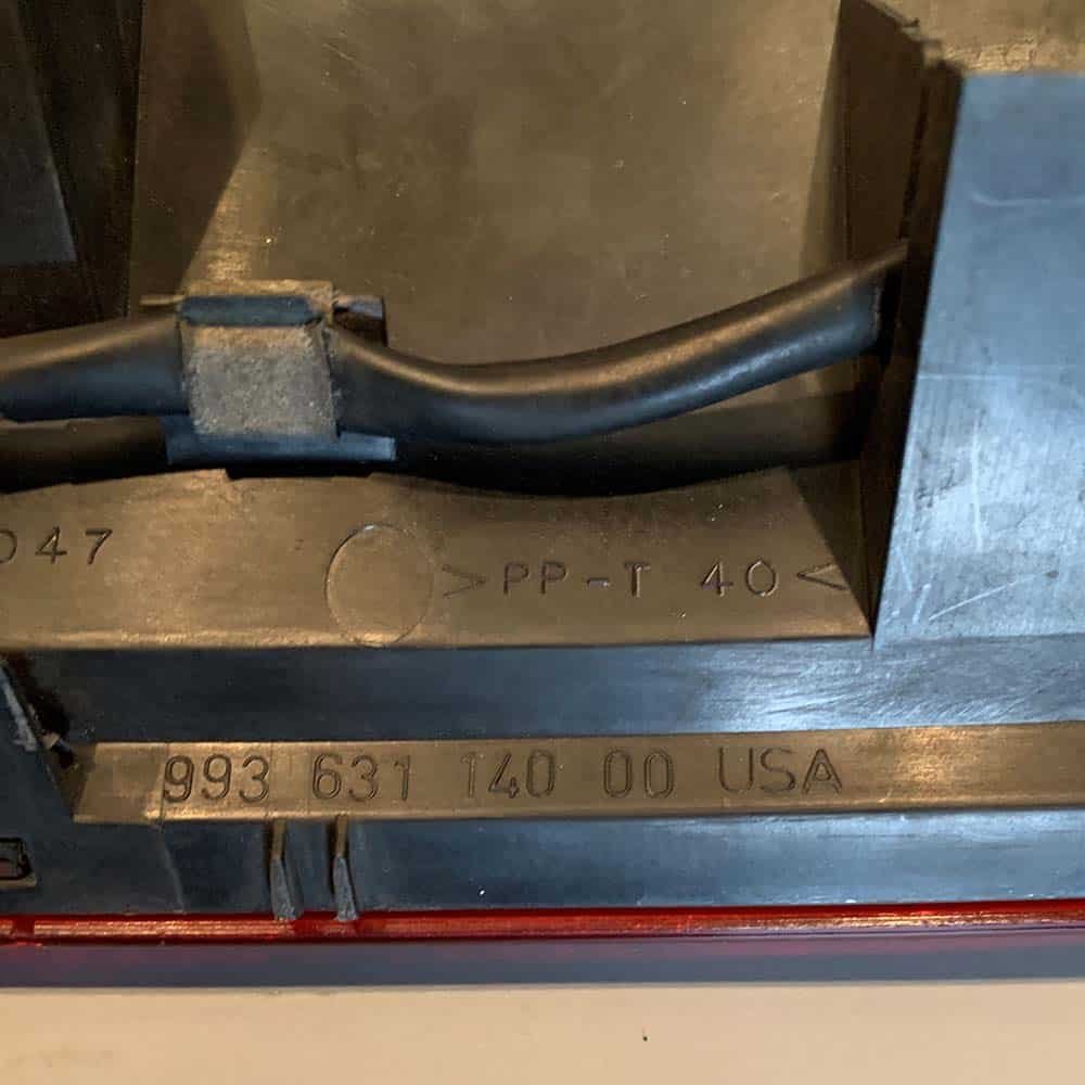 Rear reflector Porsche 993. PET: 99363113000. Mod. Europeo - Image 2