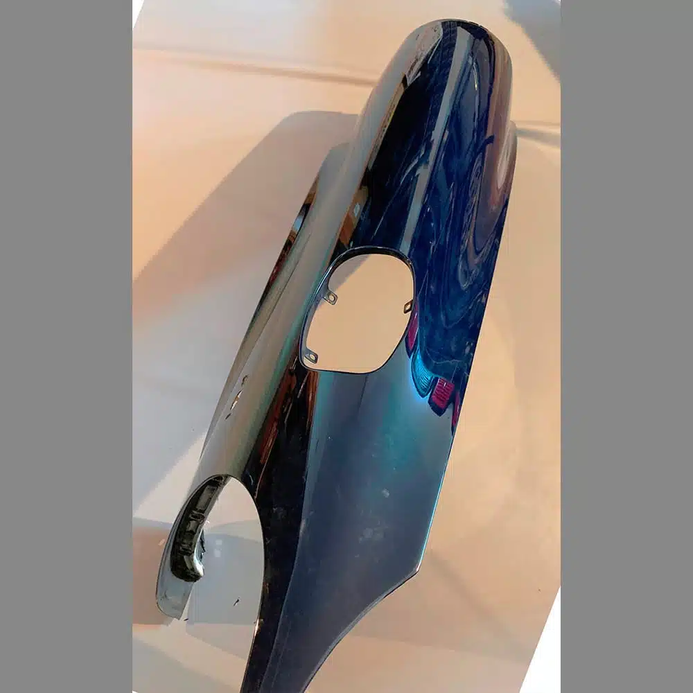 Front wing left side Porsche 964 PET: 96450303102. Blue color - Image 3