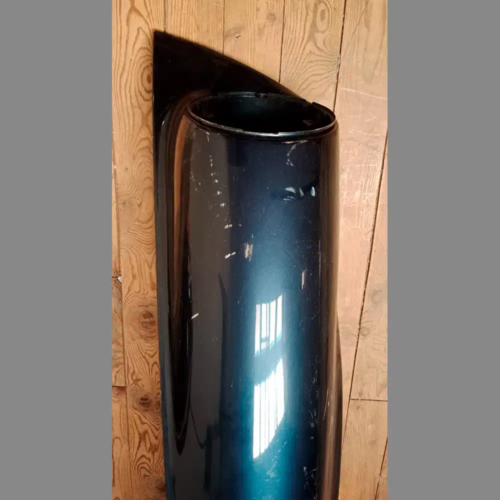 Front wing left side Porsche 964 PET: 96450303102. Blue color - Image 4