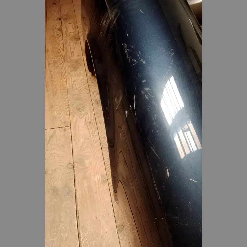 Front wing left side Porsche 964 PET: 96450303102. Blue color - Image 5