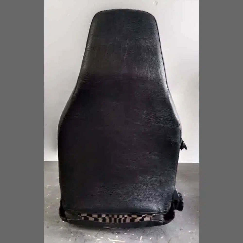 Front seats with Pascha upholstery in black and white for Porsche 911/944/924. - Image 10