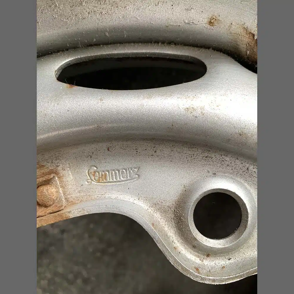 Rim "LEMMERZ" for Porsche 356 A/B/C. Stamped date (02/1958) - Image 2