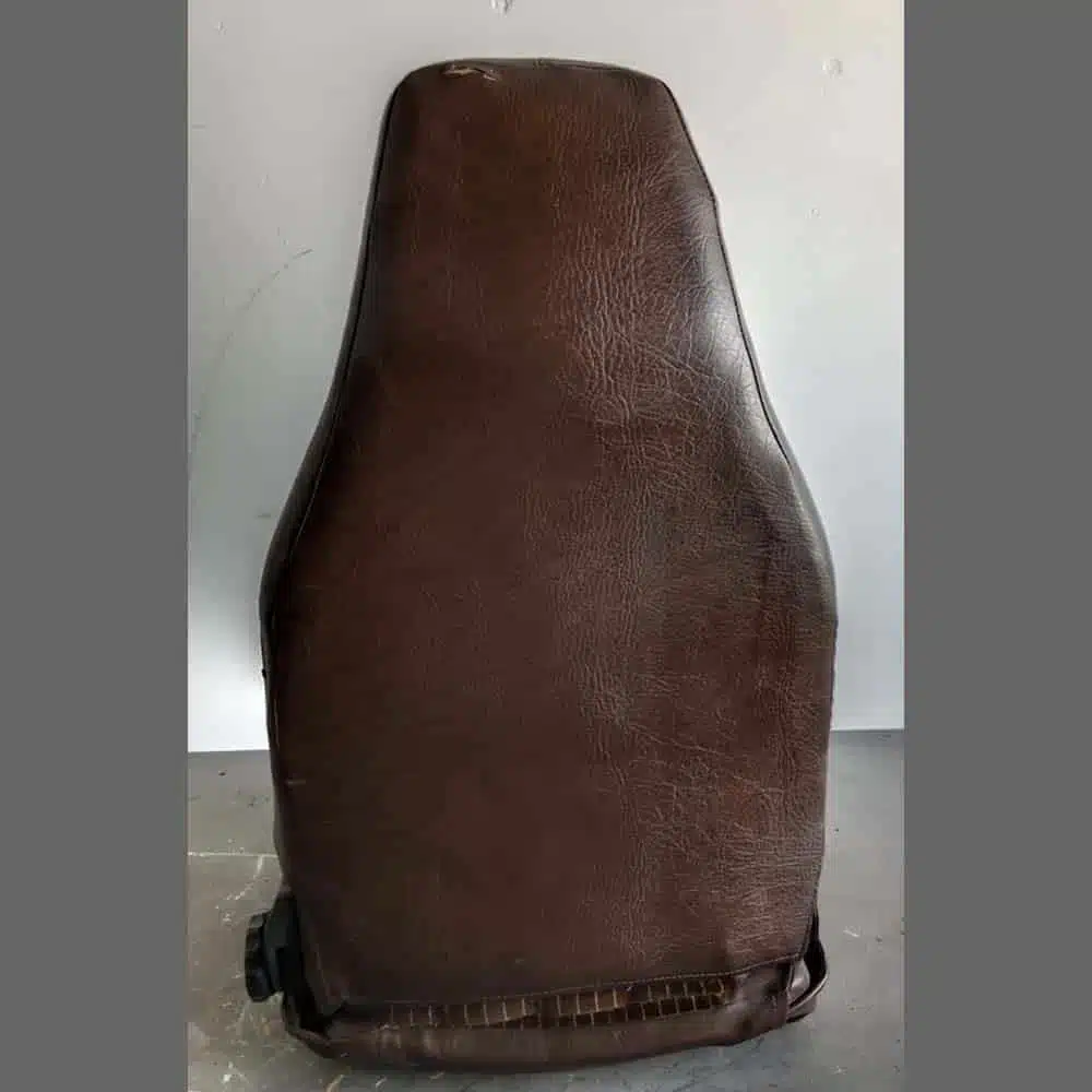 Front seats Porsche 911. Years (1974-82). Brown leatherette and center in Brown Velour. - Image 10