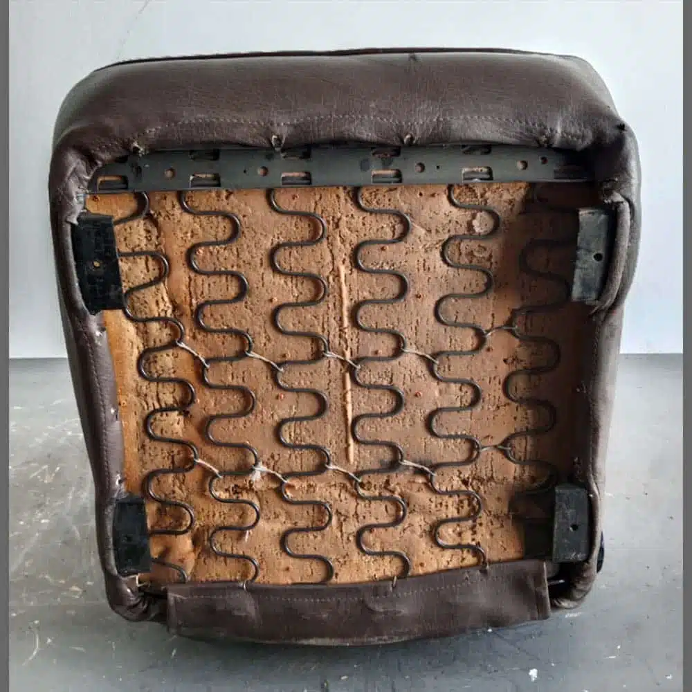 Front seats Porsche 911. Years (1974-82). Brown leatherette and center in Brown Velour. - Image 12