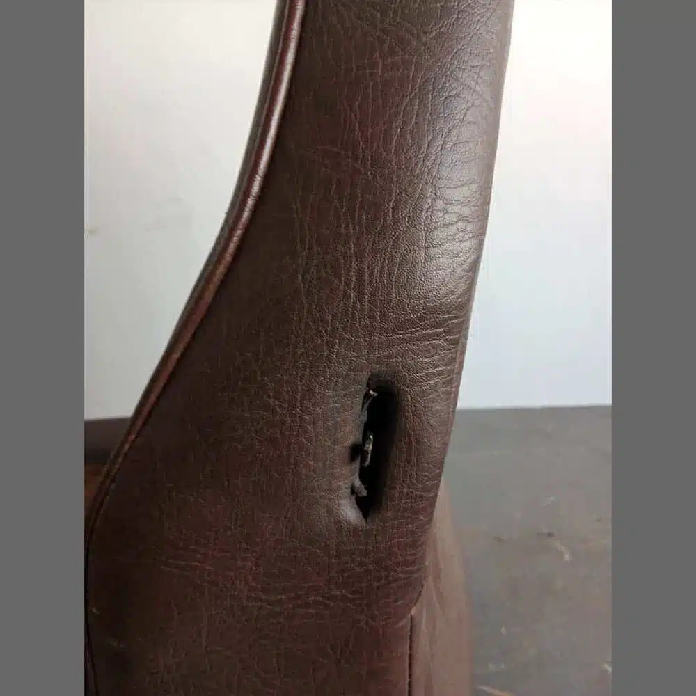 Front seats Porsche 911. Years (1974-82). Brown leatherette and center in Brown Velour. - Image 9