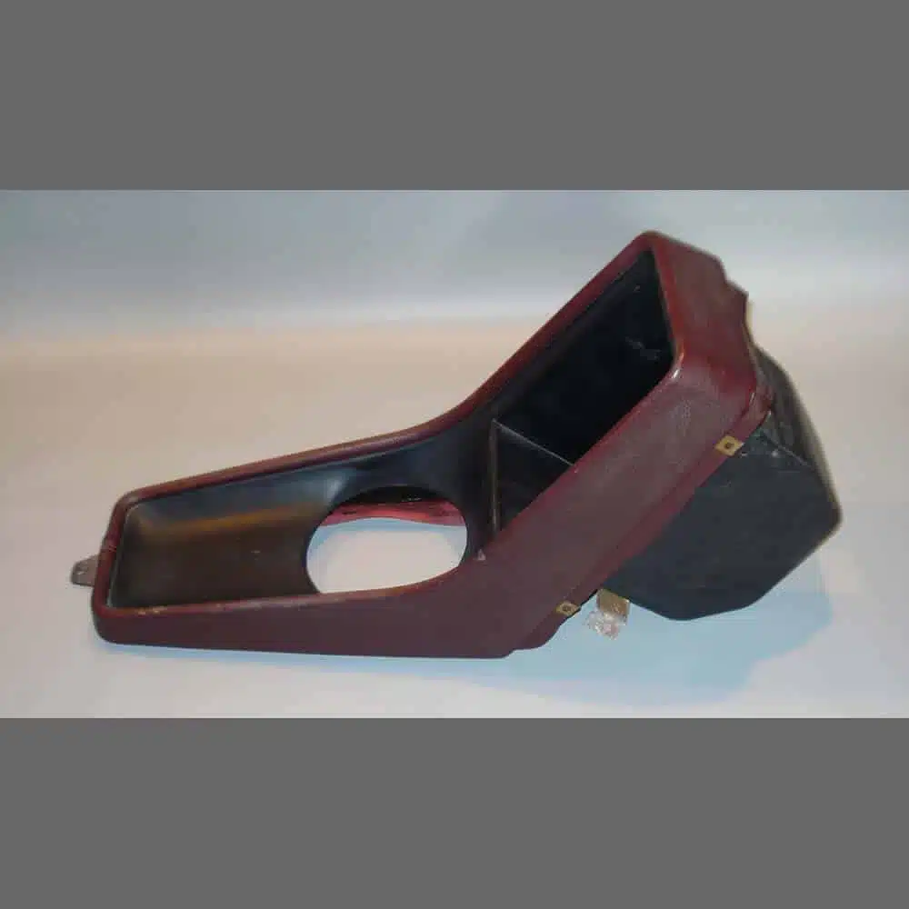 Center console for Porsche 911 G Model. PET: 91155203003. Burgundy Color - Image 2