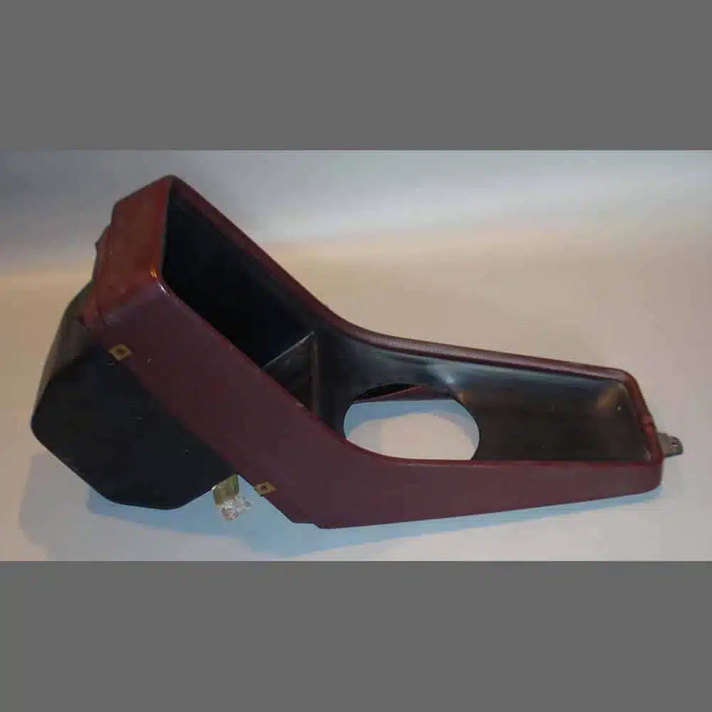 Center console for Porsche 911 G Model. PET: 91155203003. Burgundy Color - Image 3