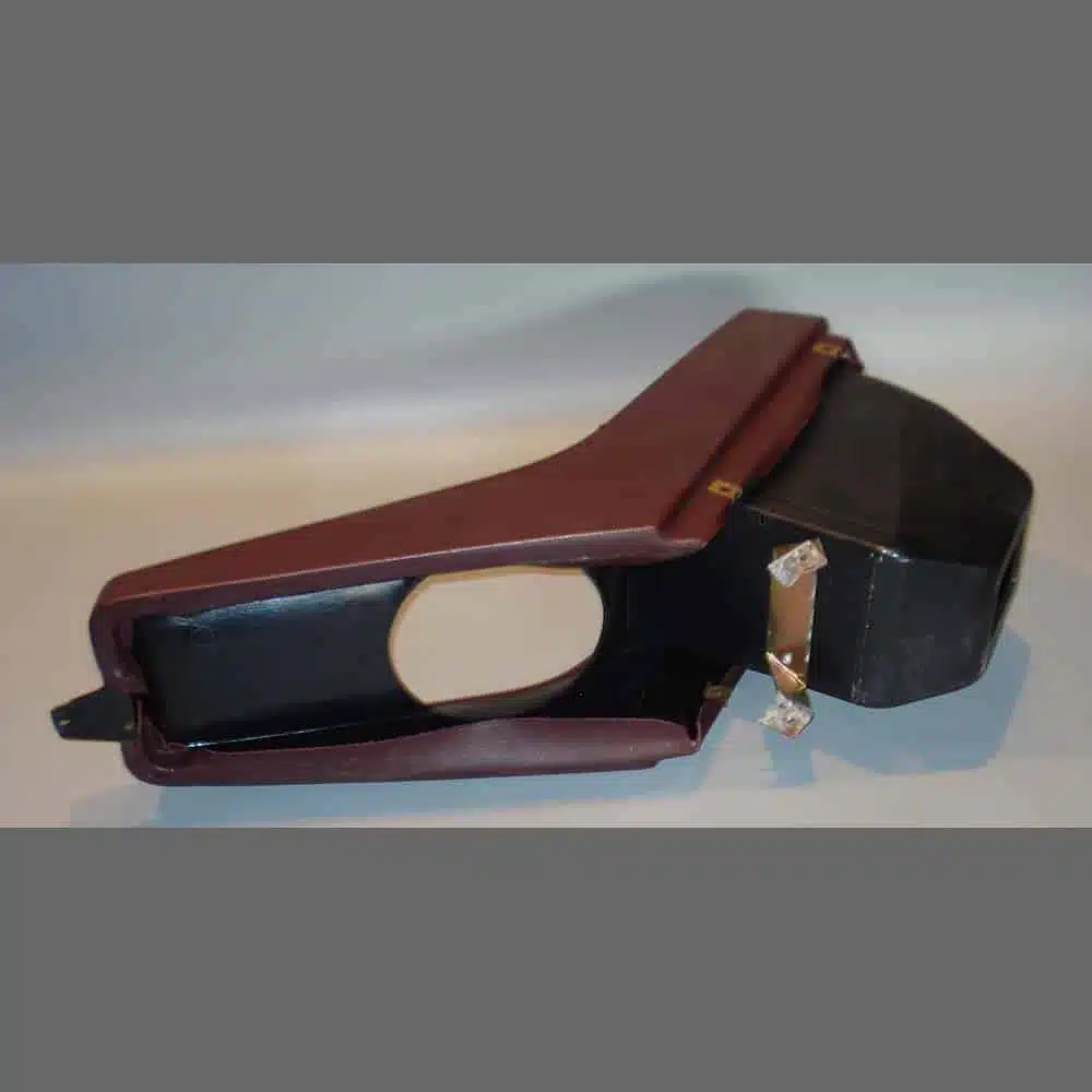 Center console for Porsche 911 G Model. PET: 91155203003. Burgundy Color - Image 4