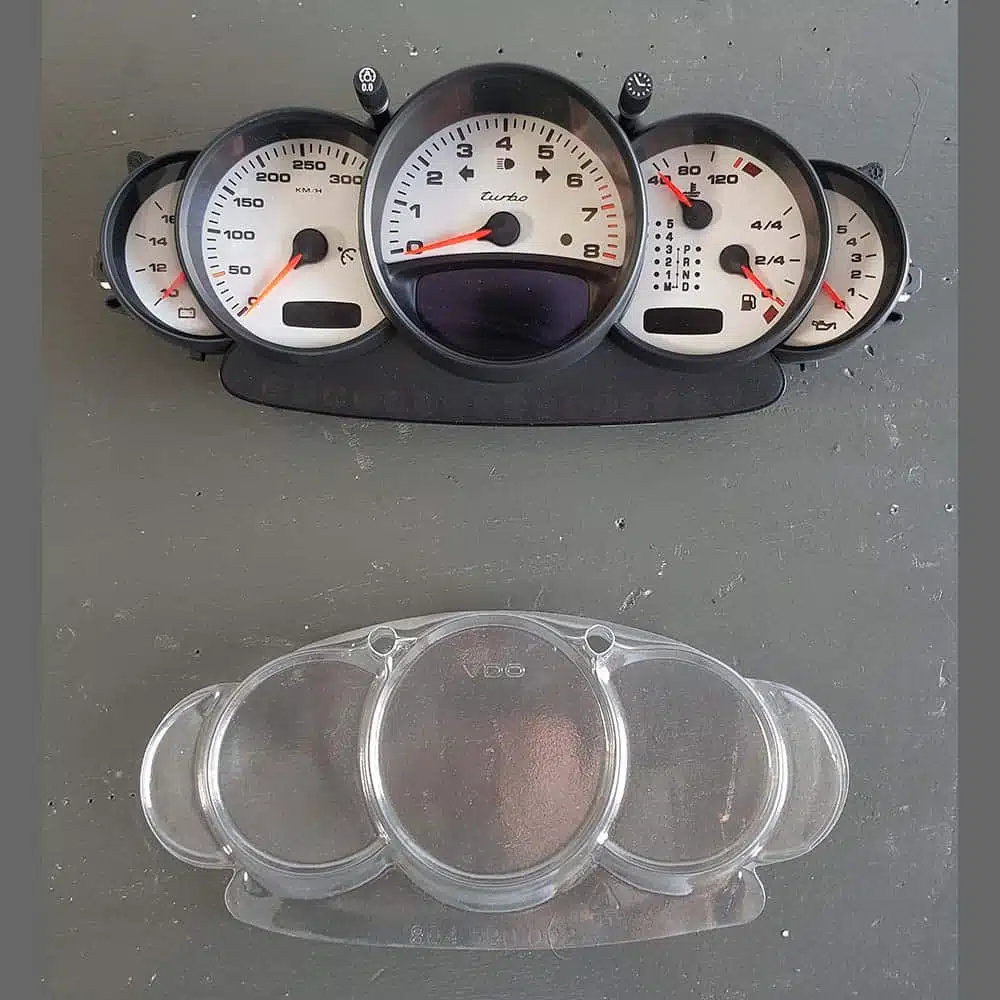 Porsche 996 Turbo instrument panel