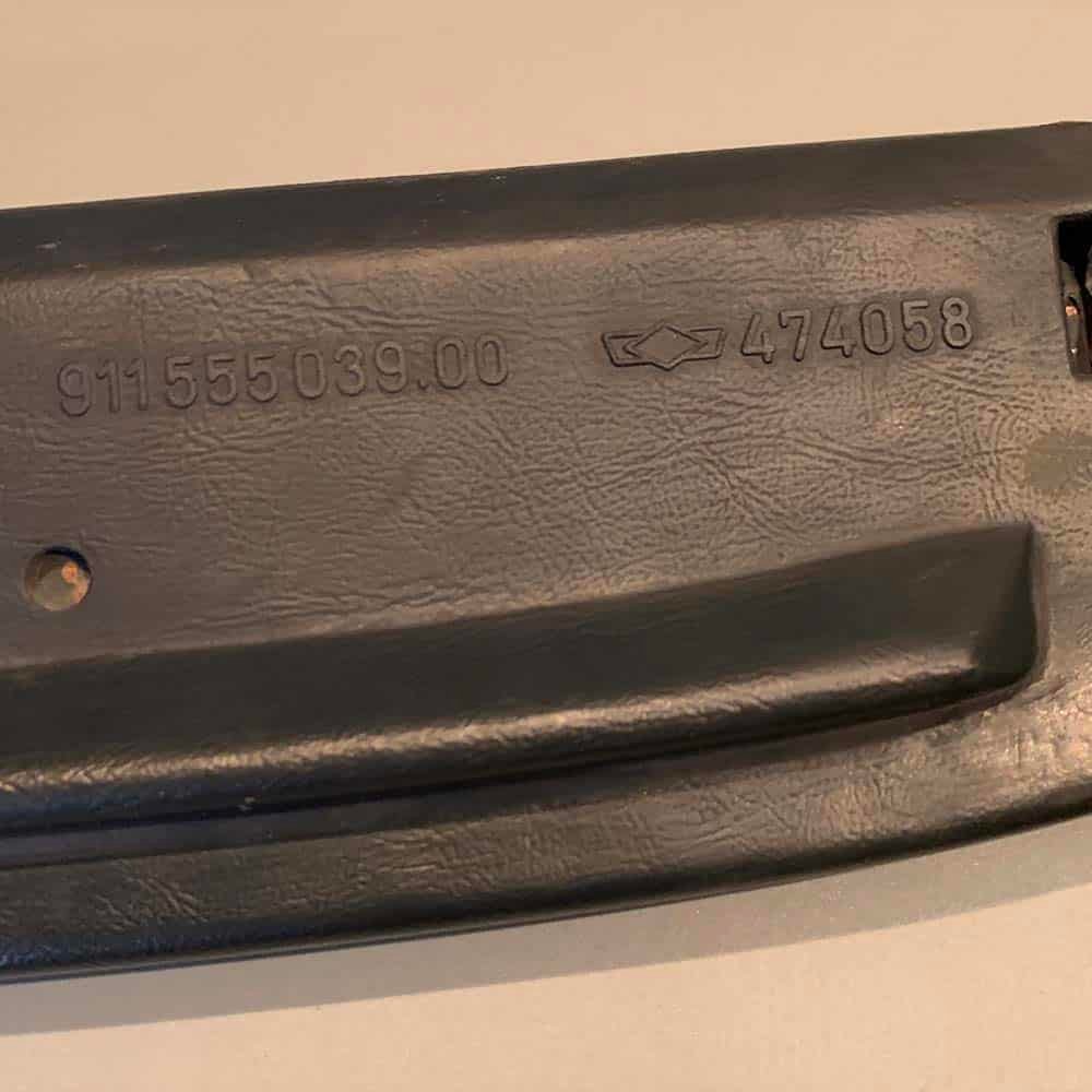 Tapas de guanteras de puertas izquierda y derecha para Porsche 911/964/993 (1974-98). color negro - Imagen 2