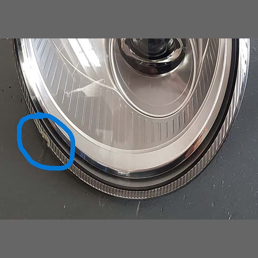 Faro delantero derecho de Porsche 997 MKII de XENON