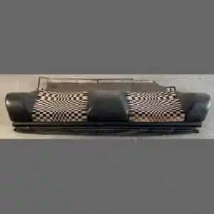 Asientos posteriores-Respaldo para Porsche 924 (1974-79). PET: 477885037 D. Cuero artificial y centro velour a cuadros Tela Pascha. Colores blanco y negro