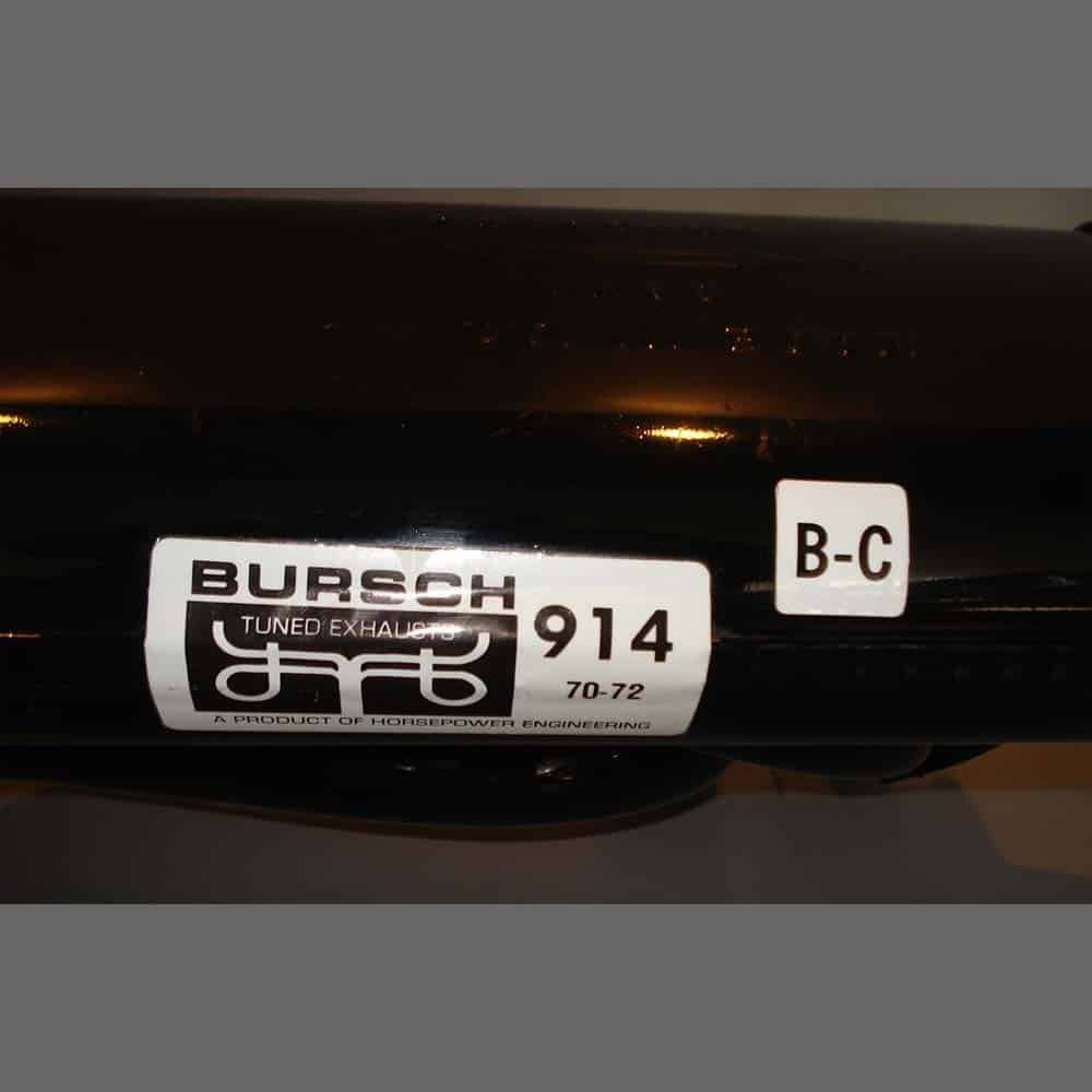Silenciador Bursch Sport para Porsche 914 1.7/1.8 (1970-1972) - Imagen 10