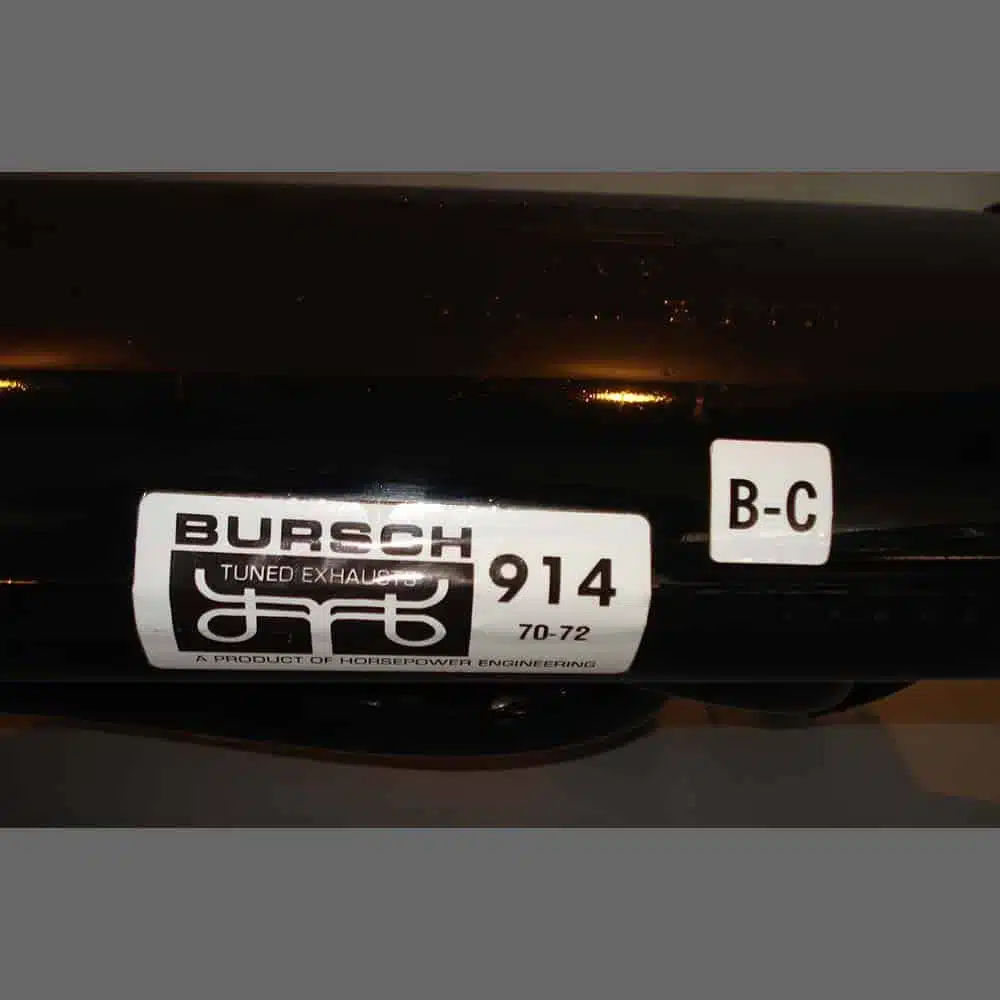 Exhaust Bursch Sport for Porsche 914 (1970-1972) - Image 10