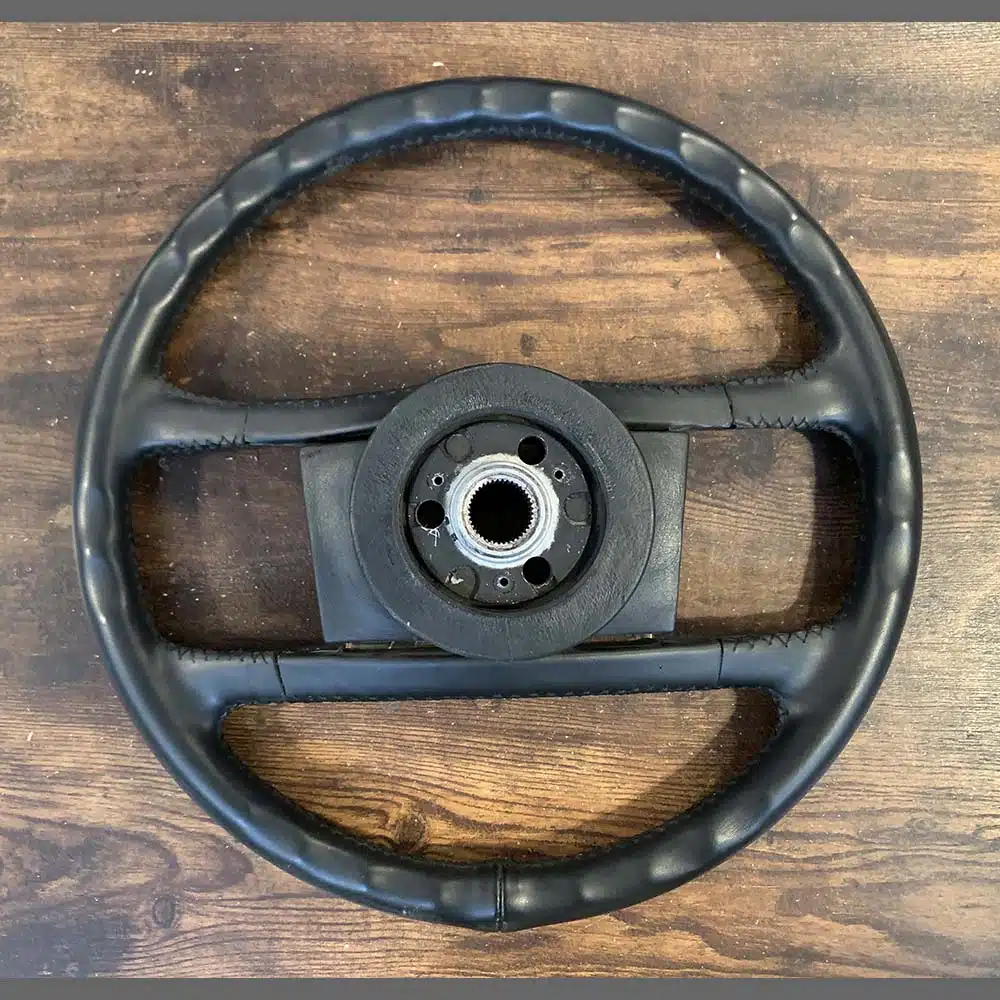 Steering wheel for Porsche 911on 380mm. PET: 91134708408. Black color. Flawless - Image 6