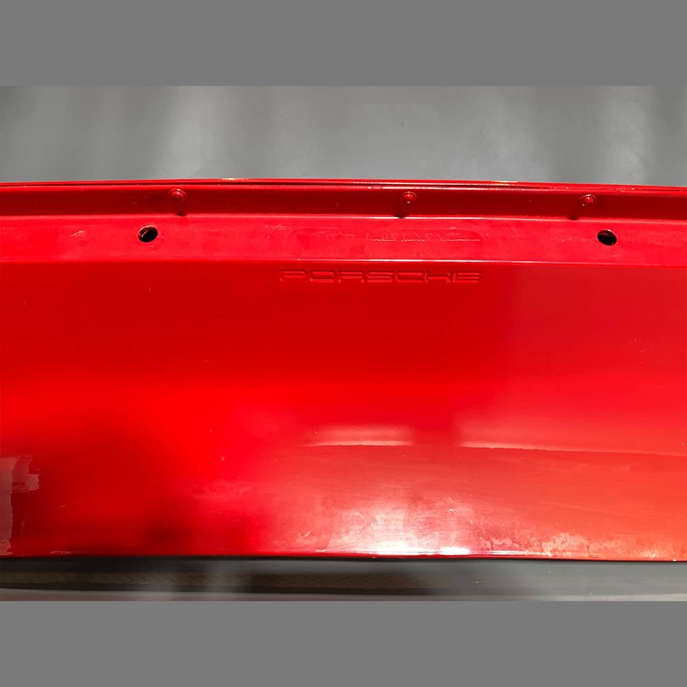 Spoiler trasero Porsche 911/930 G Model. Genuino. PET: 93051202300. Color rojo - Imagen 3