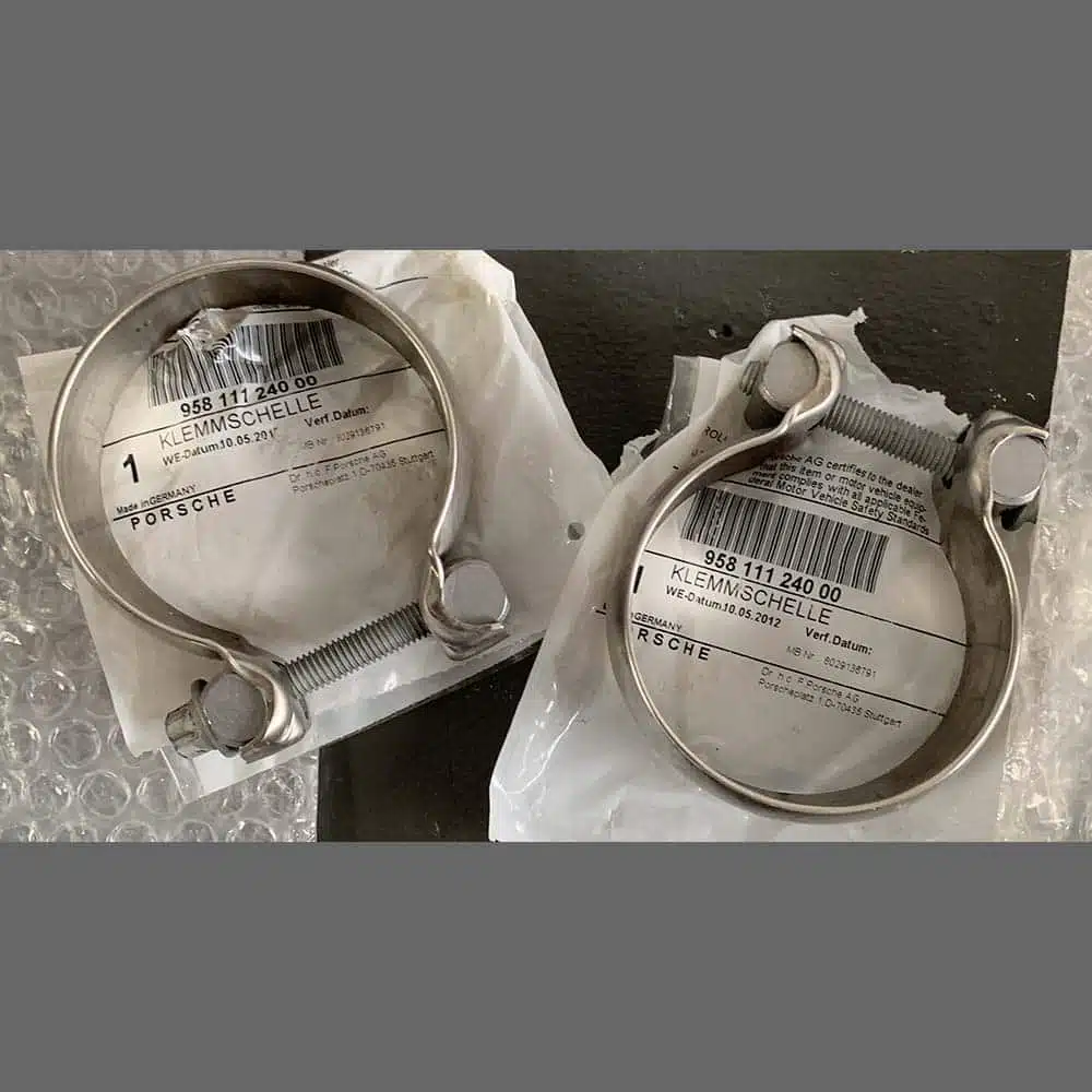 Muffler exhaust Pipes Porsche Cayenne 958. PET: 95811125100 / 95811125200. NEW - Image 4