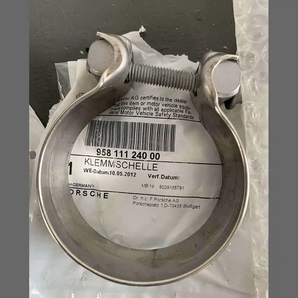 Muffler exhaust Pipes Porsche Cayenne 958. PET: 95811125100 / 95811125200. NEW - Image 5