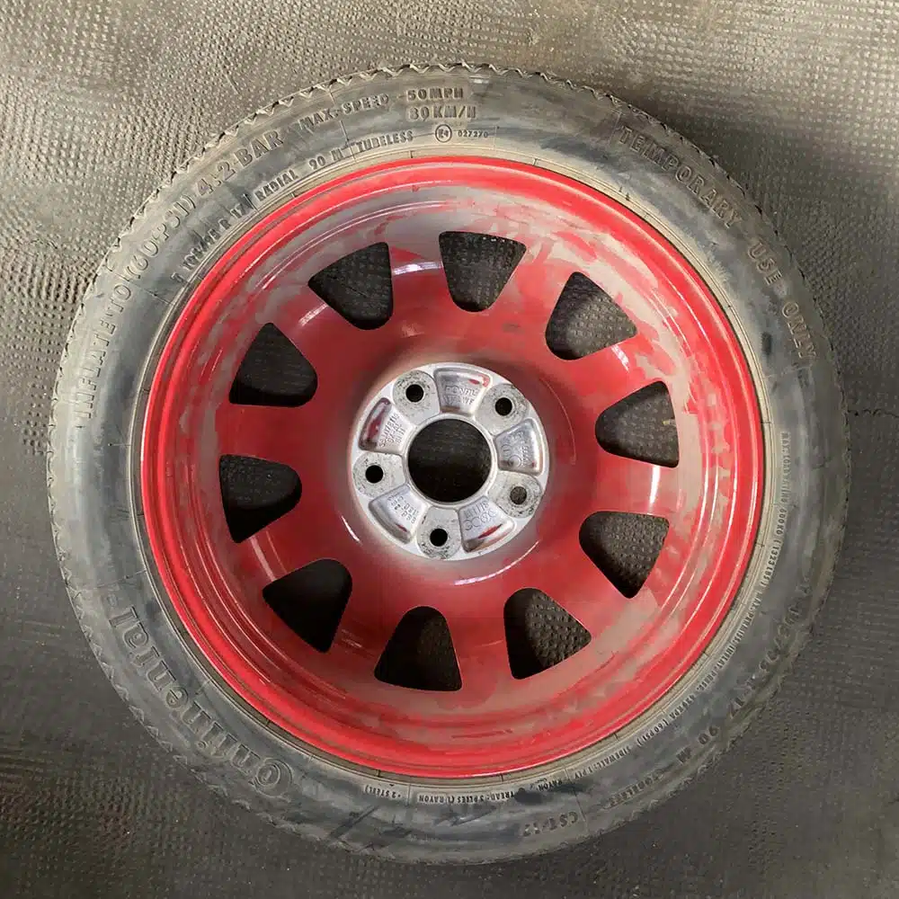 Spare wheel Porsche 986 and 996.