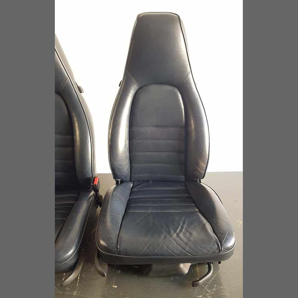 Asientos Porsche 911/964/944/968. Color Azul. Piloto 4 pines y calefactable - Imagen 3