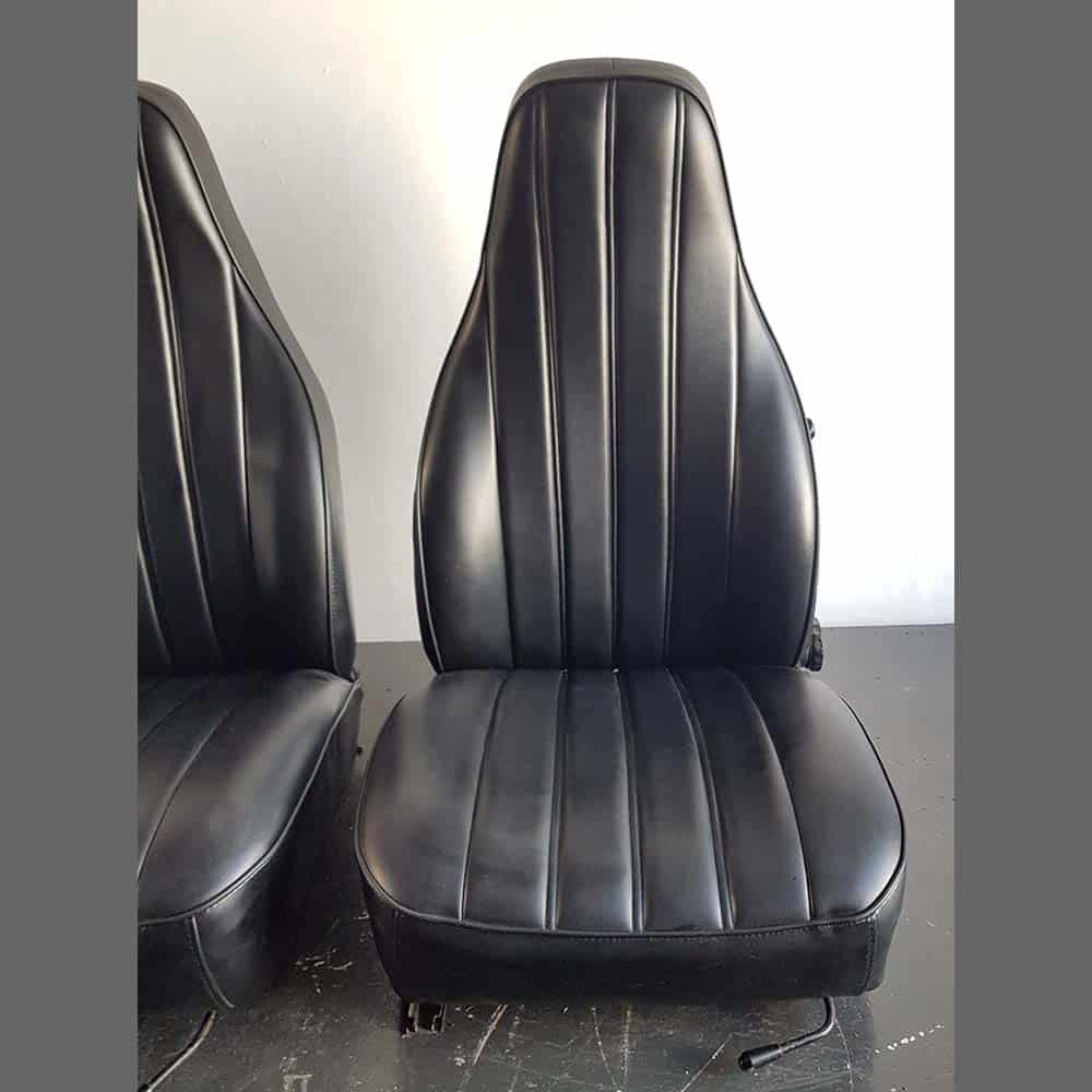 Asientos delanteros Porsche 911. Años (1974-77). Polipiel color Negro - Imagen 3