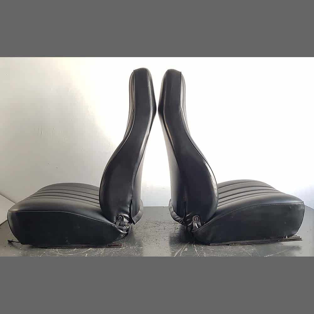 Asientos delanteros Porsche 911. Años (1974-77). Polipiel color Negro - Imagen 6