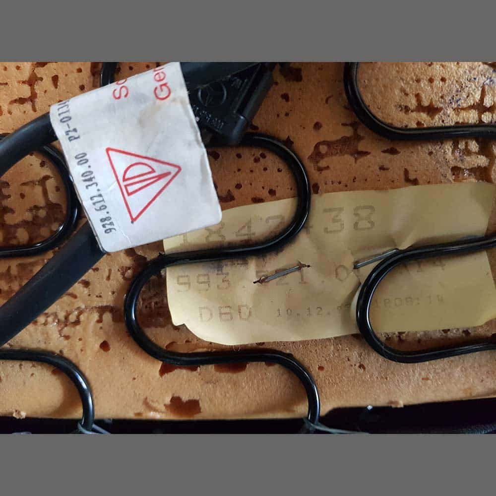 Asientos delanteros eléctricos y calefactables para Porsche 993. Color Azul - Imagen 11