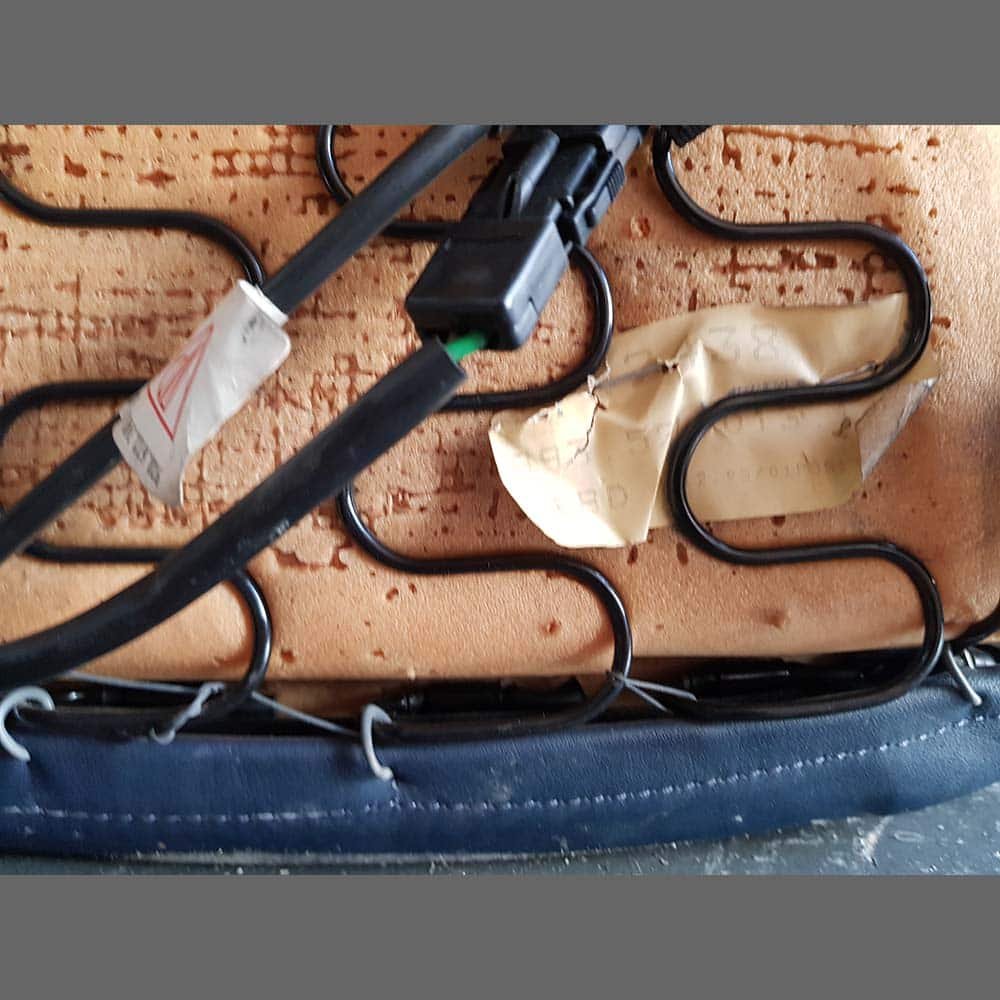 Asientos delanteros eléctricos y calefactables para Porsche 993. Color Azul - Imagen 12