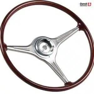 Volante Porsche 356 B/C en madera falsa. Sin pulsador de claxon