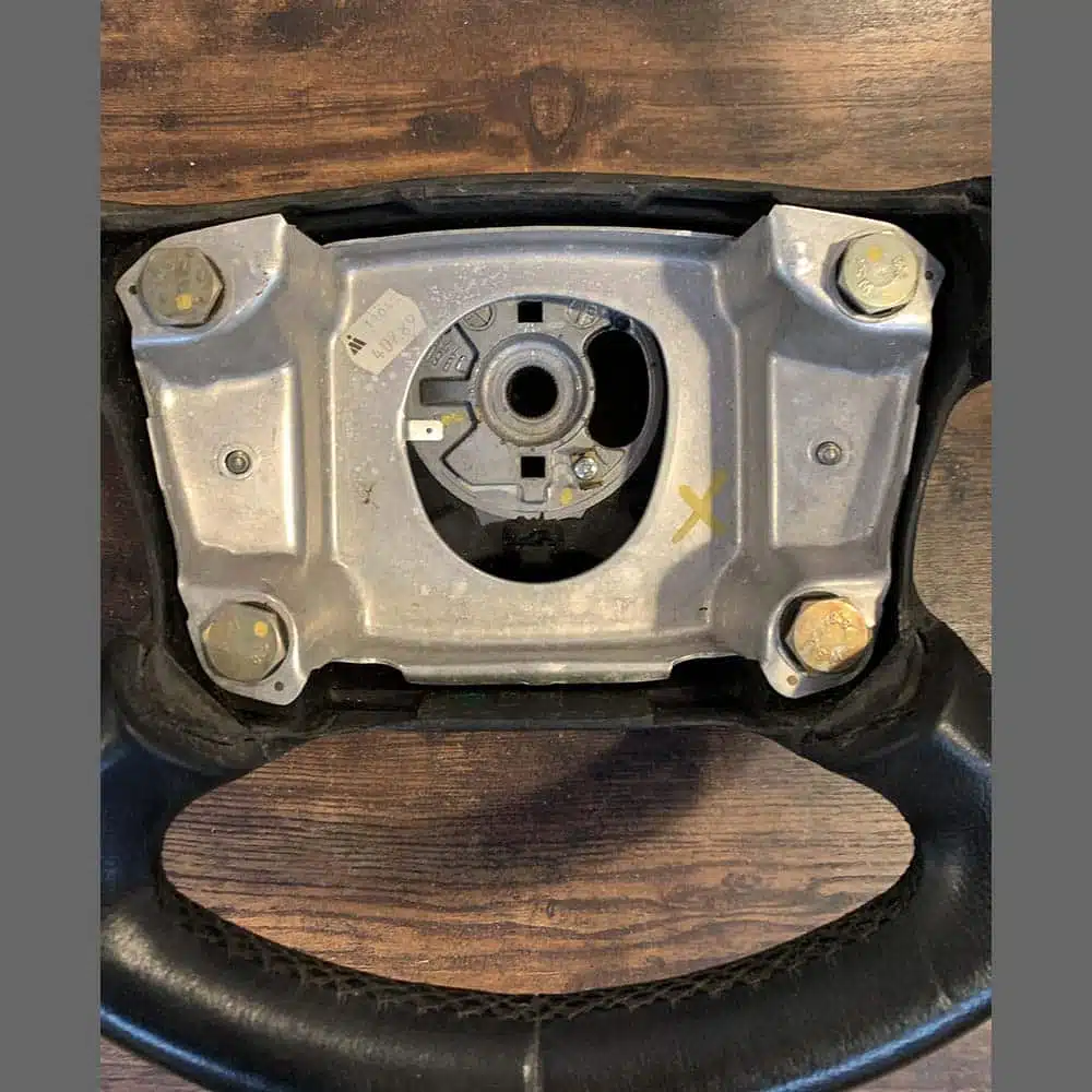 Steering wheel Porsche 993 / 986 / 996 with airbag. Black color. PET: 99334780455. - Image 6