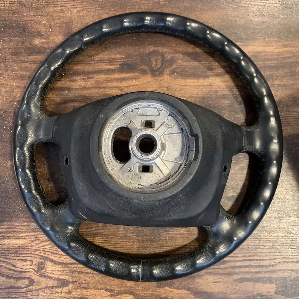 Steering wheel Porsche 993 / 986 / 996 with airbag. Black color. PET: 99334780455. - Image 7