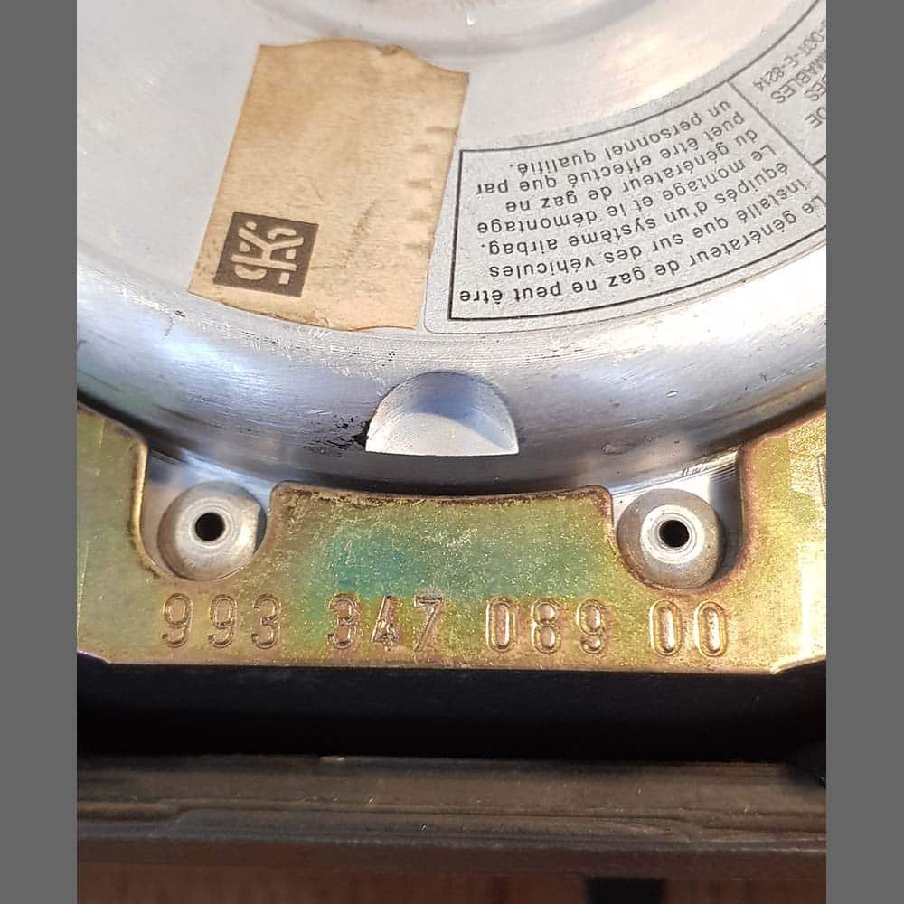 Airbag de volante Porsche 993 911 Carrera. Color Gris. PET: 99334708900 - Imagen 2