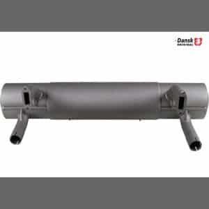 Silenciador Porsche 356 B/C. Dos salidas 45mm