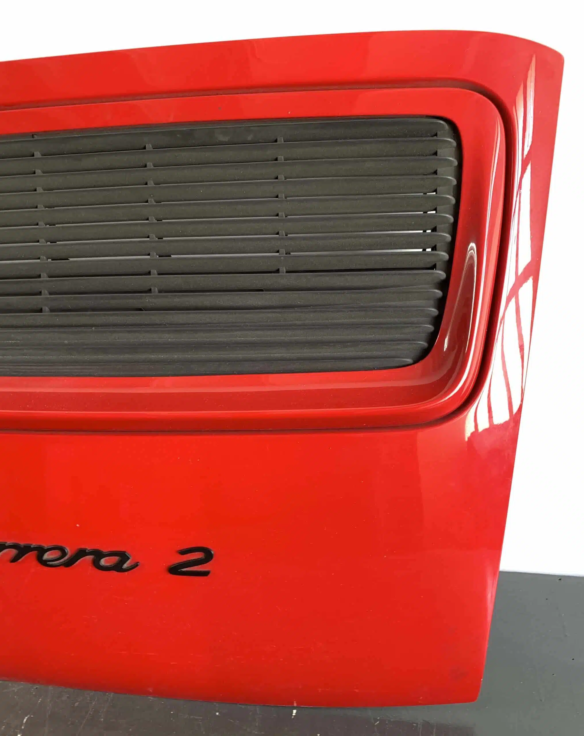 Engine lid completed with cover/hood for Porsche 964 Carrera (1989-1994). PET: 96451201001. Red color - Image 3