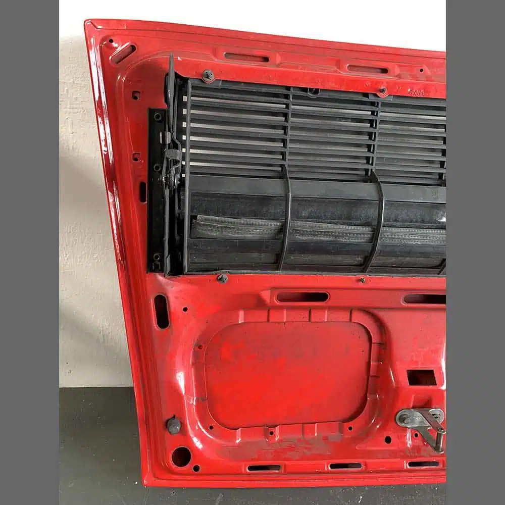 Engine lid completed with cover/hood for Porsche 964 Carrera (1989-1994). PET: 96451201001. Red color - Image 7