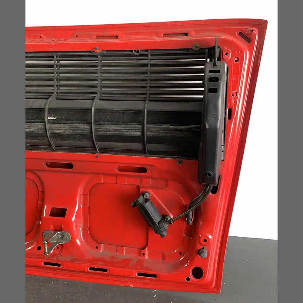 Engine lid completed with cover/hood for Porsche 964 Carrera (1989-1994). PET: 96451201001. Red color - Image 8