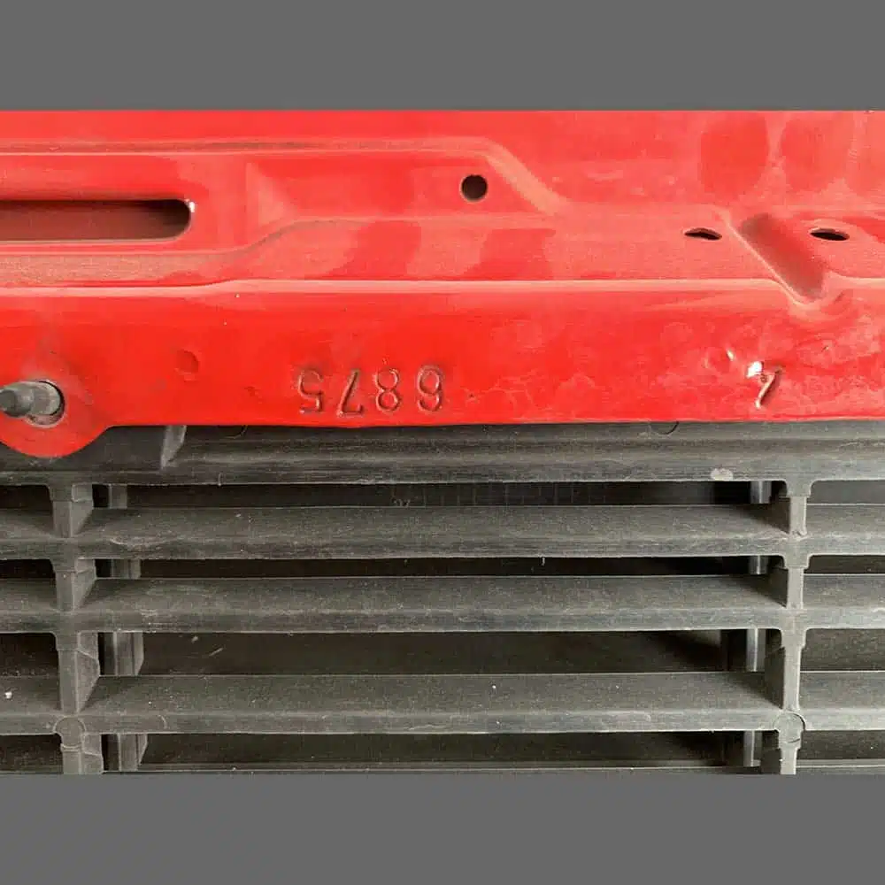 Engine lid completed with cover/hood for Porsche 964 Carrera (1989-1994). PET: 96451201001. Red color - Image 9