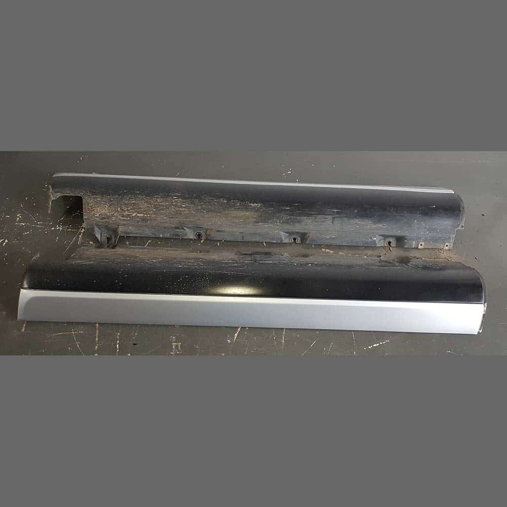 Taloneras laterales Izq. y Dcho. del panel del umbral Porsche 964. Color Gris. PET: 96455919301 / 96455919401 - Imagen 8