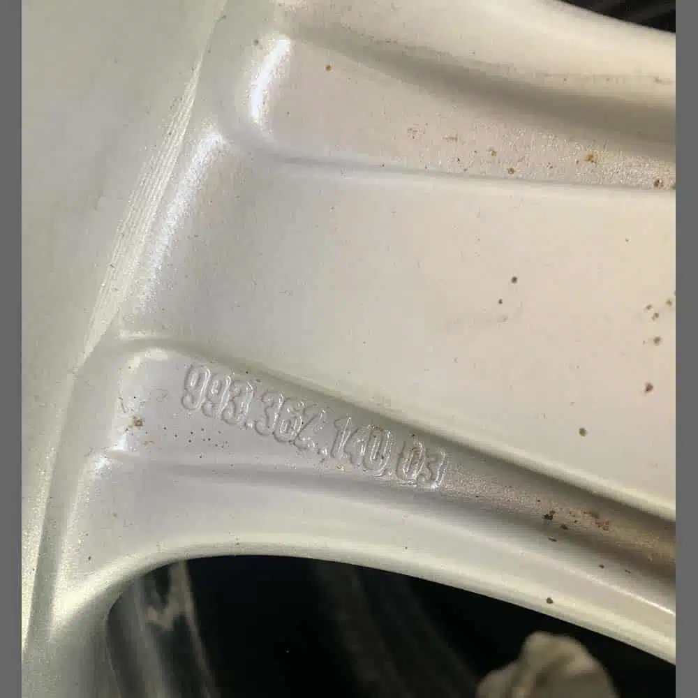 Llanta Porsche 993 Turbo. Genuina. 10Jx18 ET40. PET: 99336214003. Nueva sin uso - Imagen 7