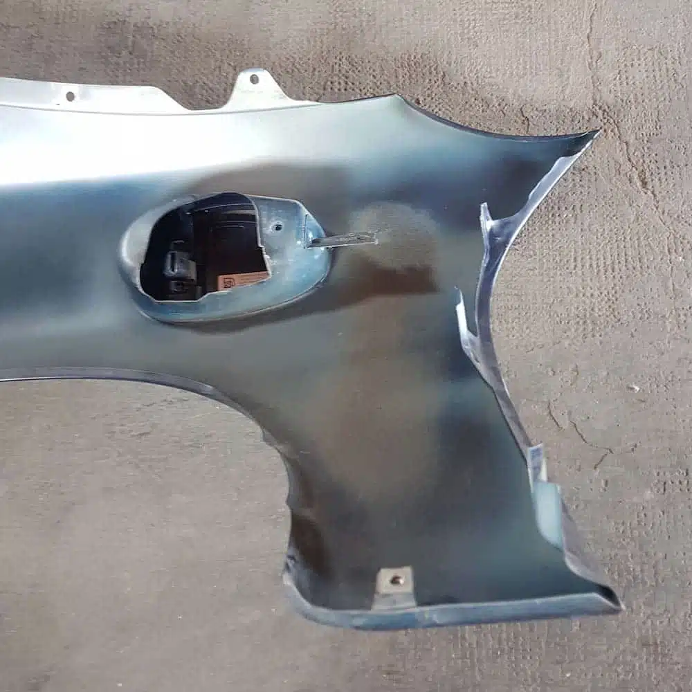 Aletas delanteras izquierda y derecha Porsche 996/986 MK1 con soportes recepción faro delantero. PET: 99650303101GRV / 99650303204GRV. Color Azul - Imagen 12