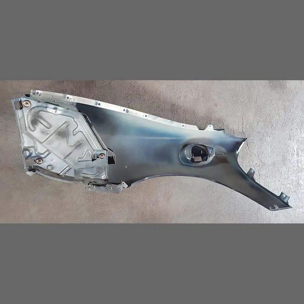 Aletas delanteras izquierda y derecha Porsche 996/986 MK1 con soportes recepción faro delantero. PET: 99650303101GRV / 99650303204GRV. Color Azul - Imagen 9