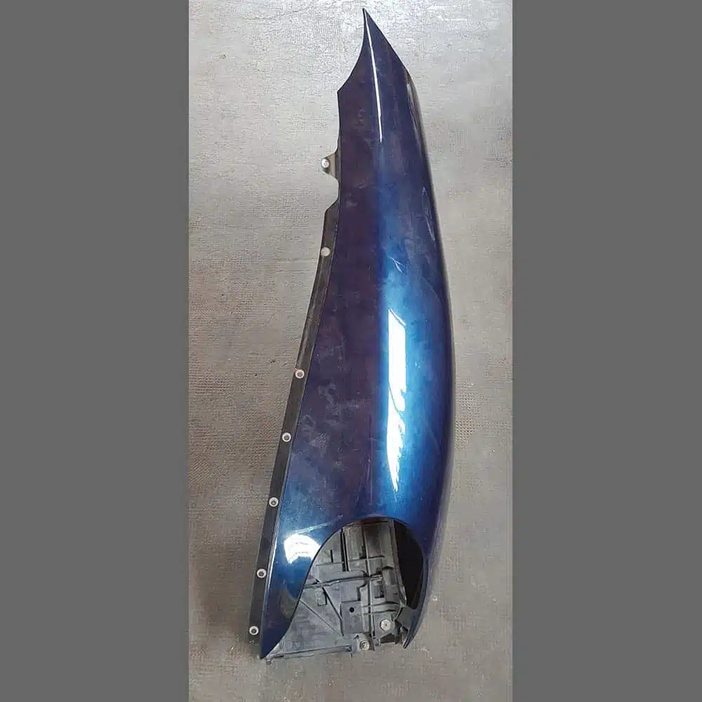 Aletas delanteras izquierda y derecha Porsche 996/986 MK1 con soportes recepción faro delantero. PET: 99650303101GRV / 99650303204GRV. Color Azul - Imagen 17