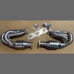 Colectores de escape con catalizador en acero inox. para Porsche 992.2