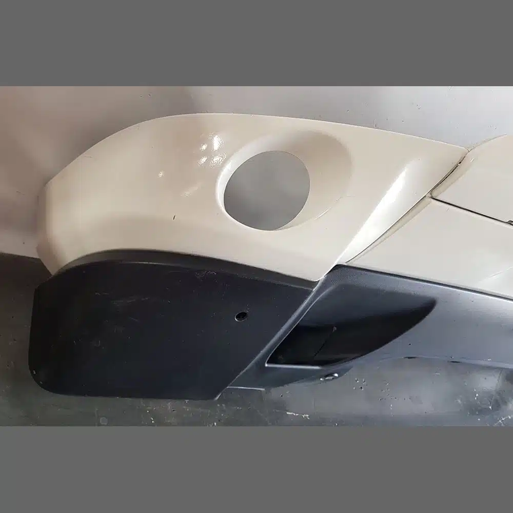 Front spoiler, upper and lower, for a Porsche Cayenne 957. Years (2007-2010). Headlights included. - Image 2
