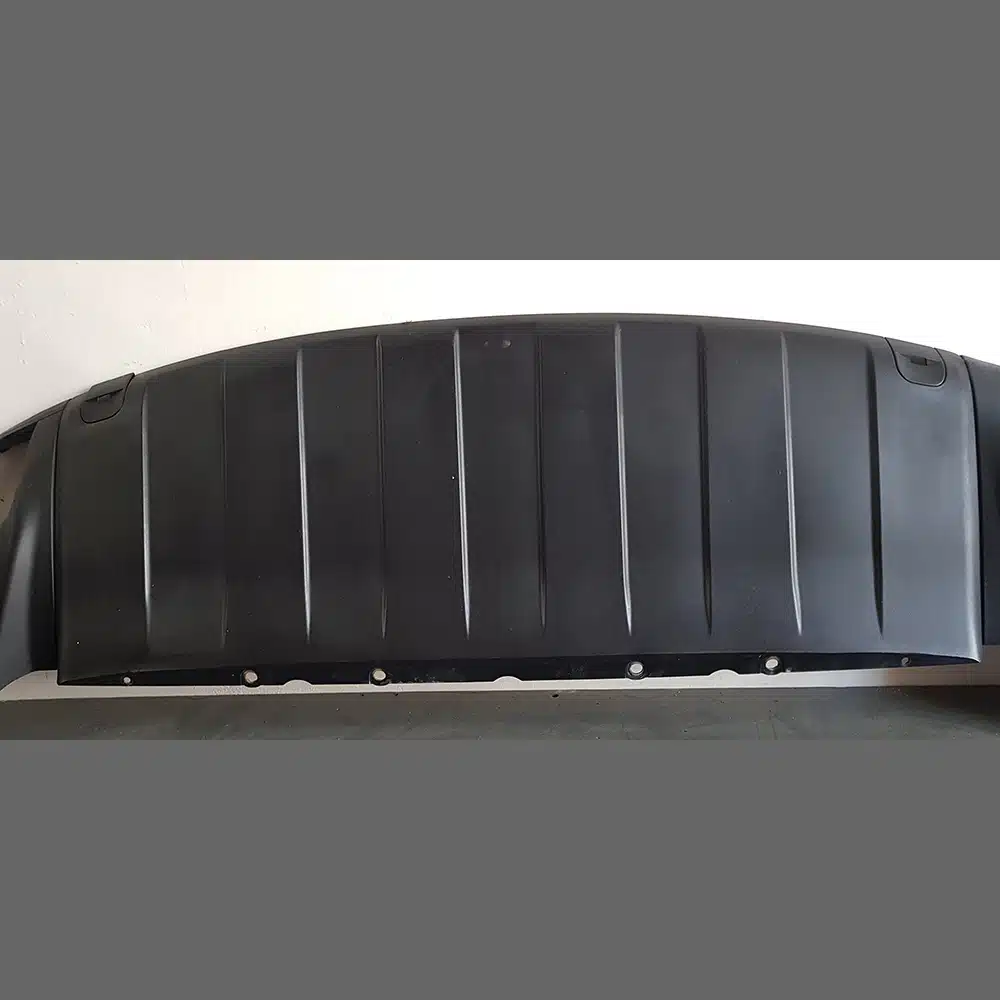 Front Spoiler for Porsche Cayenne 955 (2003-2006). PET: 95550506104G2X. Black color - Image 3