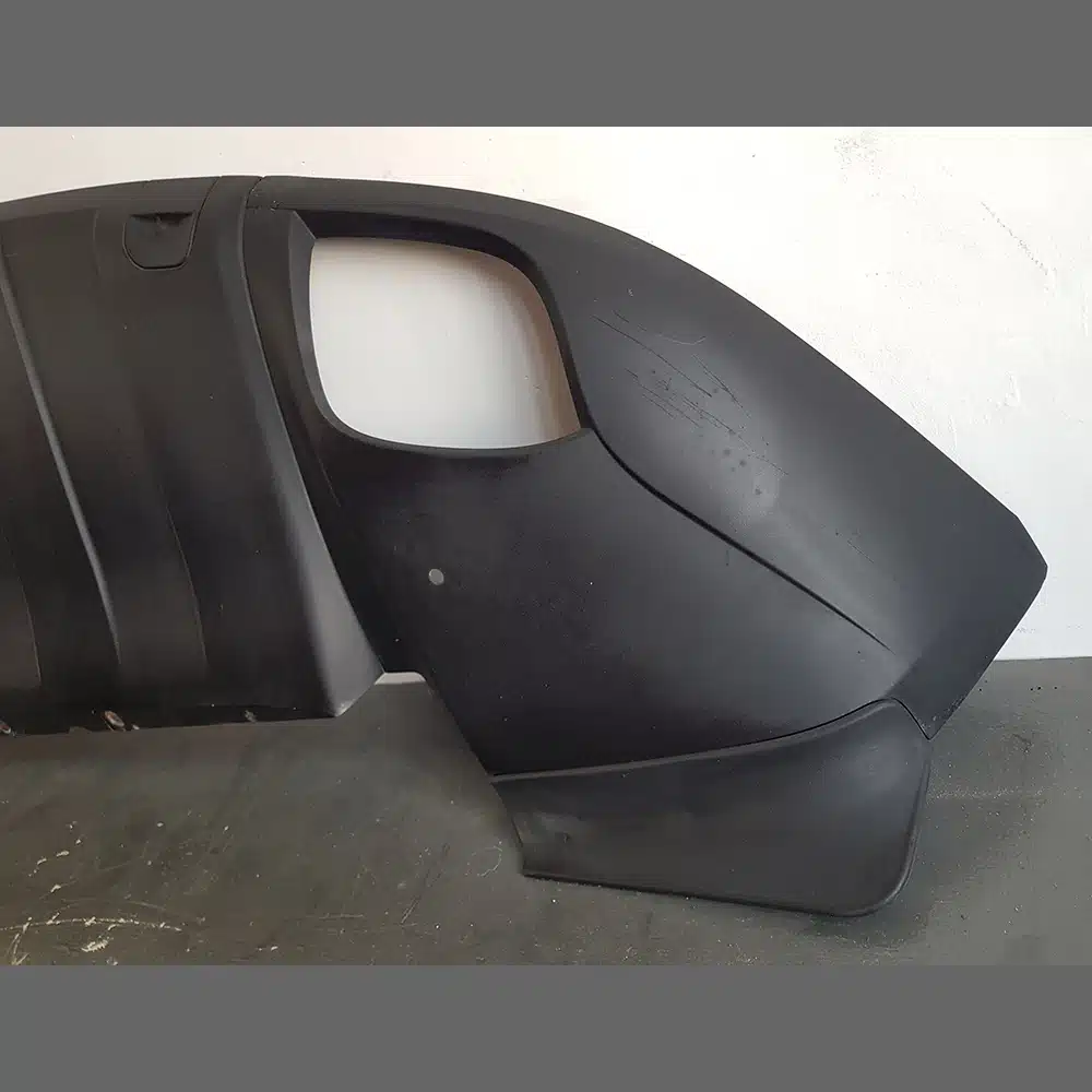 Front Spoiler for Porsche Cayenne 955 (2003-2006). PET: 95550506104G2X. Black color - Image 4